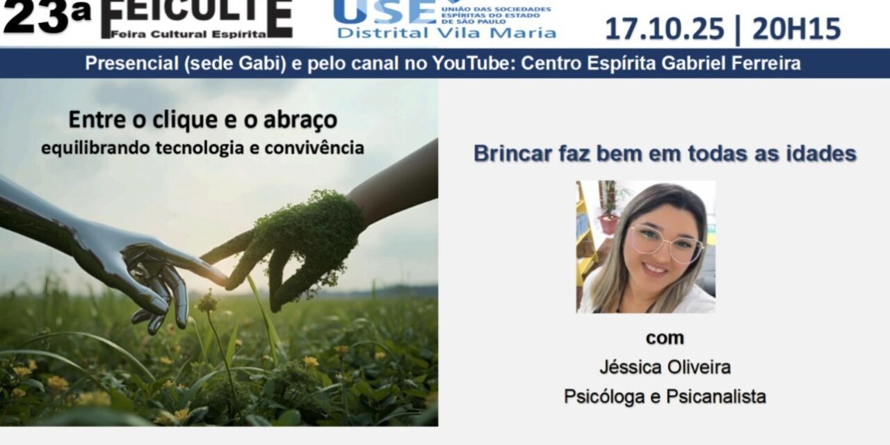 Brincar faz bem em todas as idades – tema da Feiculte 2025